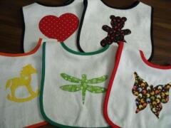 Bib ideas for everday sewn by Carol Murphy Sept. 2009