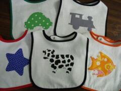 More Bib ideas for Christmas sewn by Carol Murphy Sept. 2009